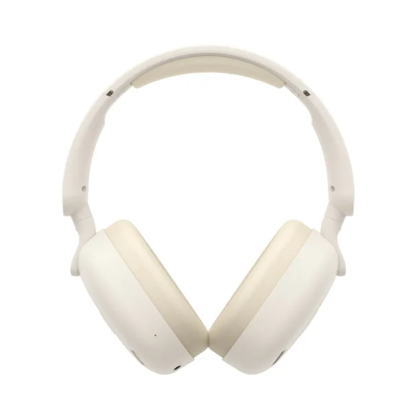 Havit H655BT Pro Active Noise Cancelling Over-Ear Wireless Bluetooth Headphone White Front View