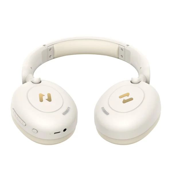 Havit H655BT Pro Active Noise Cancelling Over-Ear Wireless Bluetooth Headphone Foldable White