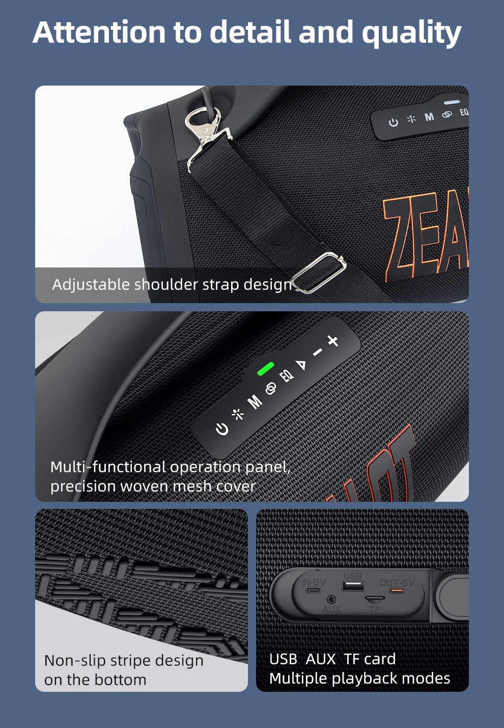 Zealot S98 Wireless Bluetooth Speakers