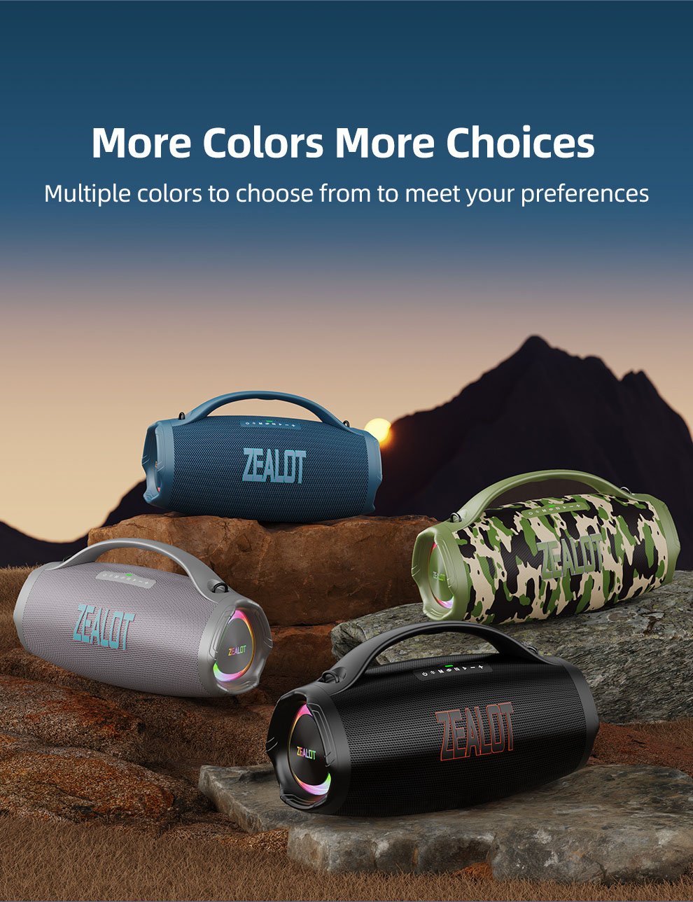Zealot S98 Wireless Bluetooth Speakers