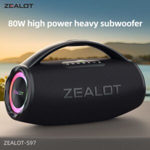 Zealot S97 Bluetooth Speaker – 80W Power | Deep Bass