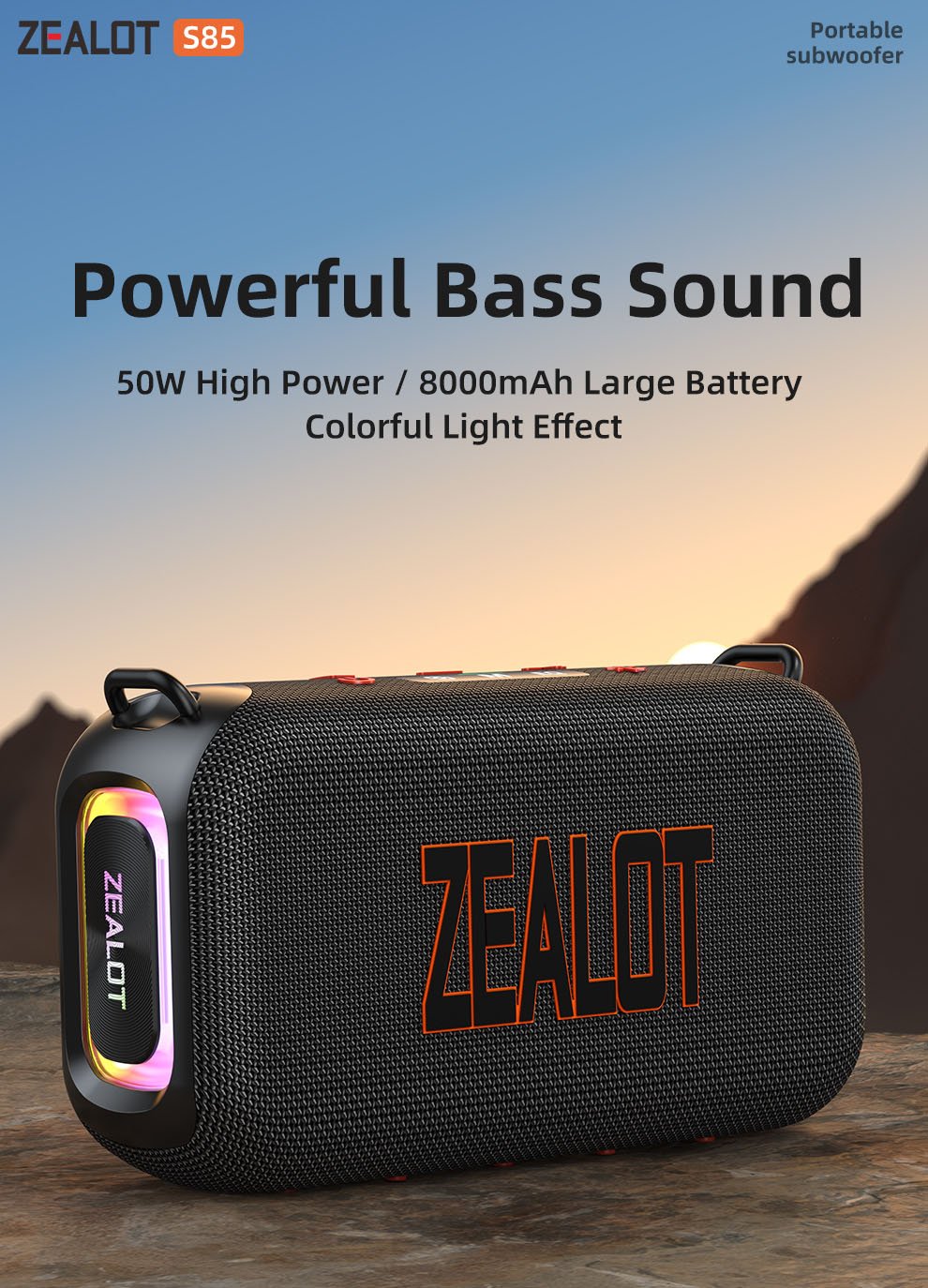 Zealot S85 Bluetooth Speaker
