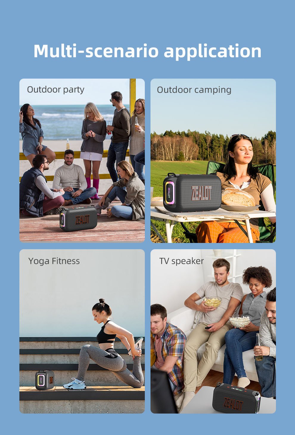 Zealot S85 Bluetooth Speaker
