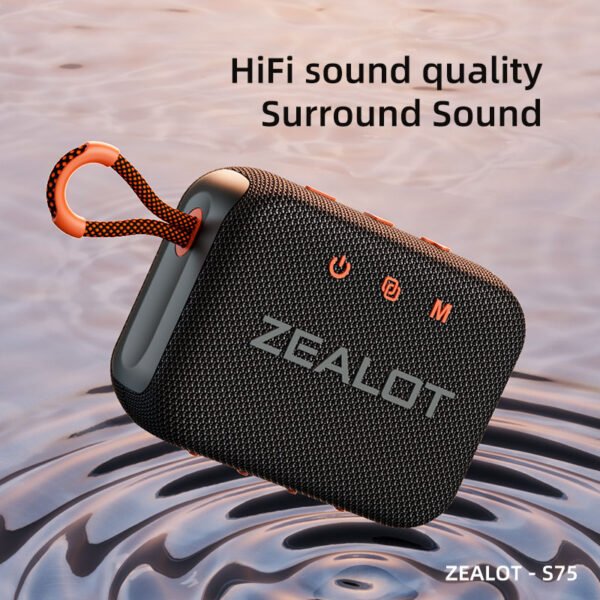 Zealot S75 Portable Bluetooth Speaker – Premium Sound for Every Adventure