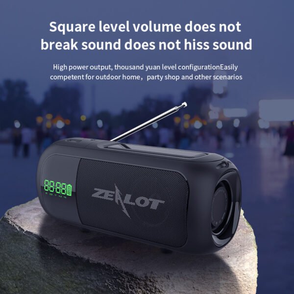 Zealot A5 Solar Bluetooth Speaker