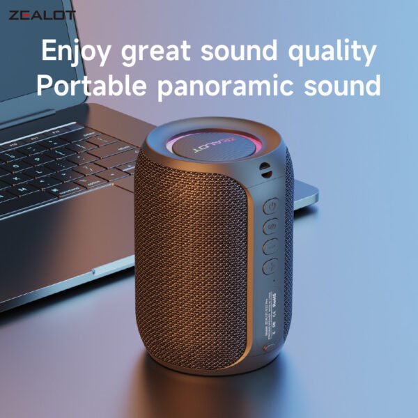 Zealot S32 Bluetooth Speaker – True 360° Sound, Anywhere & Anytime