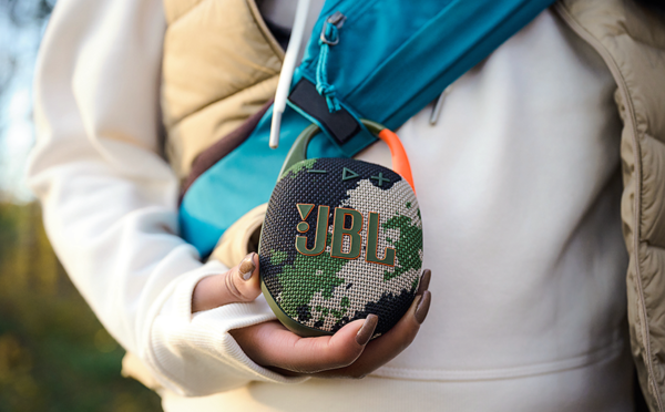 JBL Clip 5 Waterproof Portable Wireless Bluetooth Speaker Camo