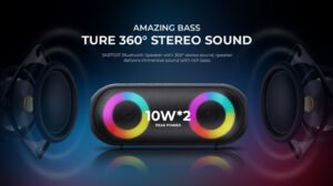 Havit SK875BT RGB Portable Wireless Strong Bass Waterproof Bluetooth Speaker