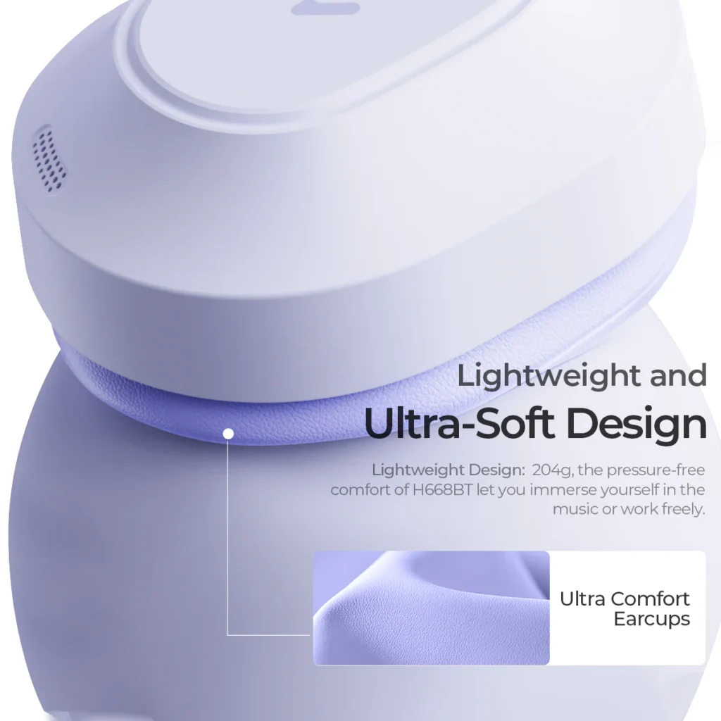 Havit H668BT LIFE NC01H Hi-Res Foldable Active Noise Cancelling Wireless Bluetooth Headphones