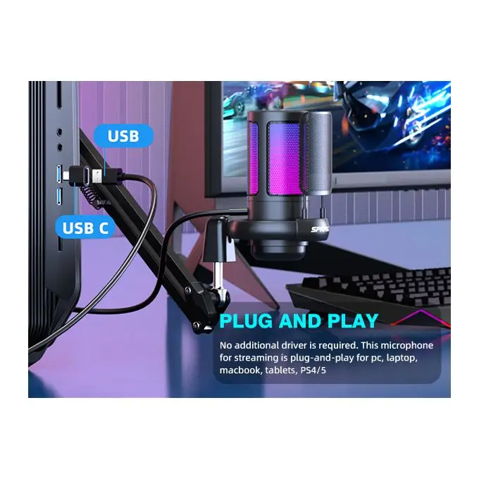 Havit GK50 Pro RGB Live Recording Microphone