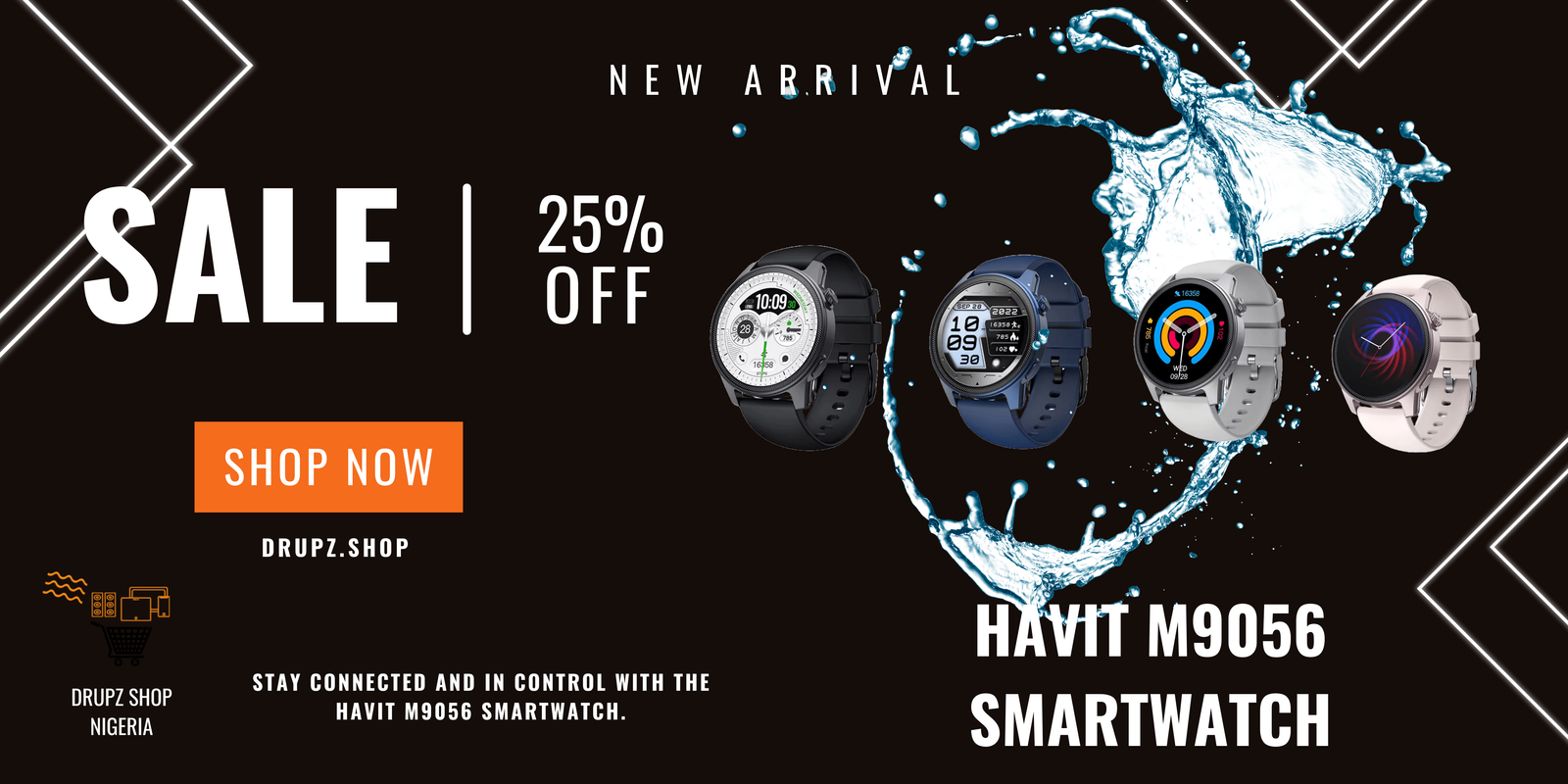 Havit M9056 Smartwatch – Fitness Meets Function, Right on Your Wrist