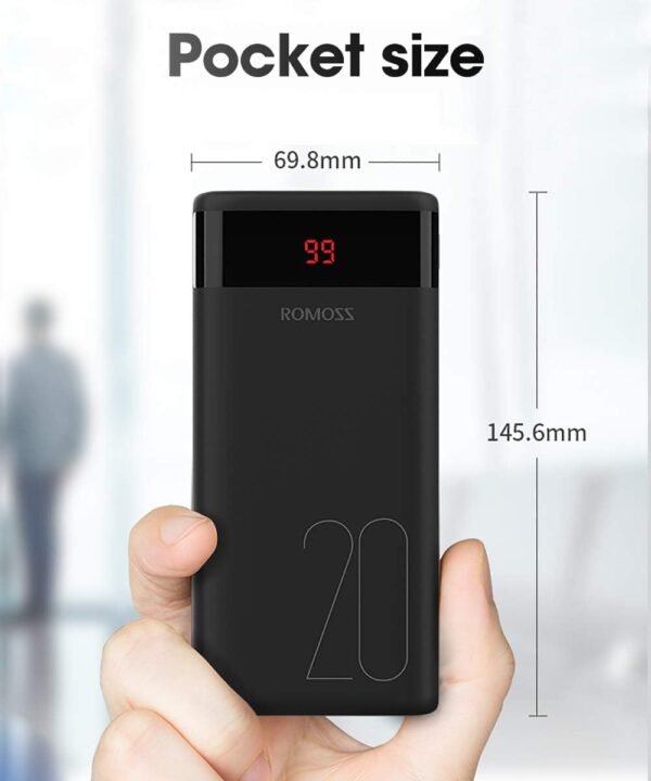 ROMOSS Ares 20PF 20000mAh PD 22.5W Power Bank