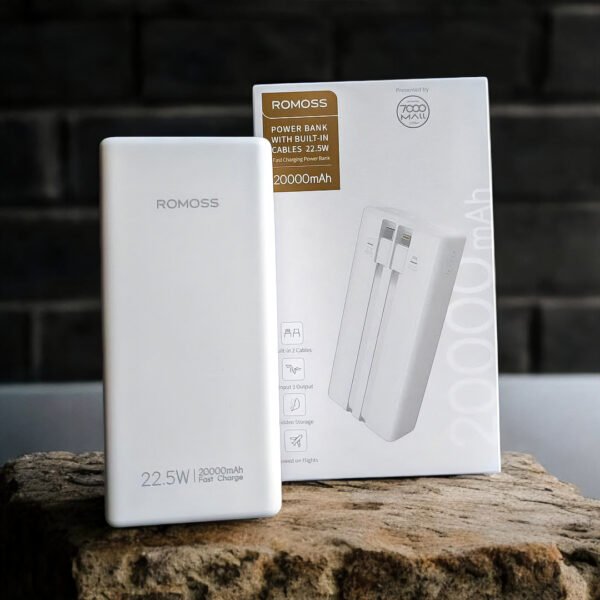  ROMOSS PRC20 20000mAh 22.5W Fast Charge Power Bank