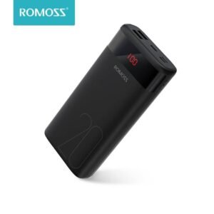 ROMOSS Ares 20 20000mAh PD 22.5W Power Bank (Black)