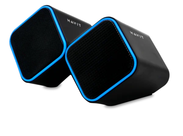 Havit HV-SK473 USB 2.0 Desktop Computer Speakers – Compact Cube Design with Clear Sound
