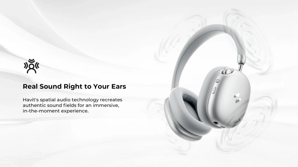 Havit H670BT SPACE S1 Adaptive Hybrid ANC Bluetooth Headphones